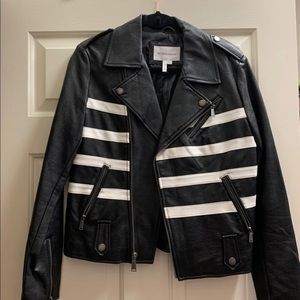 BCBG leather Moto Jacket